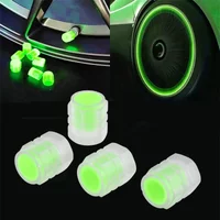 1-20pcs Luminous Valve Caps Fluorescent Red Night Glowing Car Motorcycle Bicycle Wheel Styling Tyre Hub Universal Cap Decor