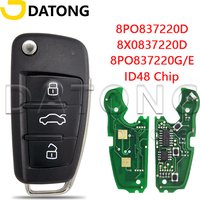 Datong World Car Remote Key For Audi A3 S3 TT A4 S4 2005-2013 PN 8P0837220E With 48 Chip 315 Mhz Auto Smart Control Key
