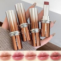 Glossy Mirror Lipstick Gege Bear Red Brown Shade Moisturizing, Waterproof, Long-Lasting, Perfect for Holiday & Party Lip Gloss