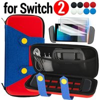 11in1 for Nintendo Switch 2 Carrying Cases Tempered Glass Screen Protector Portable Storage Bag Joystick Caps Game Accessories