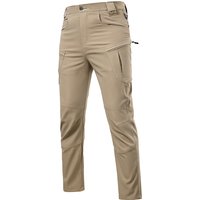 Men's Quick Dry Hiking Cargo Pants Multi-Pocket Waterproof Breathable Mountain Climbing Trekking Trousers