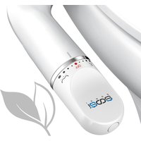 SOOSI Toilet Seat Bidet Attachment Ultra-Slim Double Nozzle Adjustable Water Pressure Non-Electric Ass Sprayer