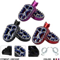 AliExpress JFGRACING Motorcycles Footpegs Electric Dirt Bike Footrest For CRF150F 230F 250F light bee S/X MX3 MX4 MX5 XR150L 125L Motocross JFG Parts