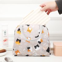 Tragbare Mittagessen Taschen Wärmedämmung Lunch Box Lagerung Tasche kinder Schule Lunch Box Tasche Picknick Lagerung Große Kapazität Tote