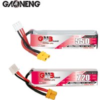 GAONENG GNB 2S 7.6V 550mAh 720m 100C/200C HV Lipo Battery With XT30 Plug for Tinyhawk FPV Drone Helicopter Airplane Parts