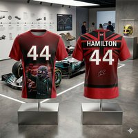 AliExpress NONE Lewis Hamilton #44 Racing T-Shirt Men Cycling Motorsport Graphic Tee Casual Breathable Short Sleeve Tops Auto Racing Streetwear