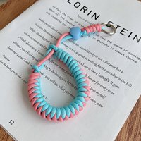 Short Mobile Phone Lanyard Anti-Loss Wrist Strap Hand-Woven Keychain Car Pendant Bag Pendant Wristband