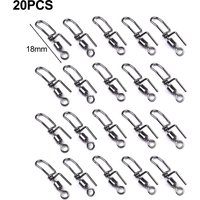 20 PCS Cascade Swivels For Sea Fishing Rigs Sea Fishing Clip Down Fishing Gear And Fishing Equipment Accessories