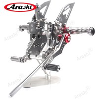 ARASHI CNC Adjustable Footrest Rearset For HONDA CBR650R / CB650R / CBR650F 2019 - 2026 2020 2021 Rider Foot Peg Pedal CBR 650 R