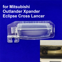 Car License Plate Light Housing Rear View Camera Bracket for Mitsubishi Outlander Xpander Eclipse Lancer