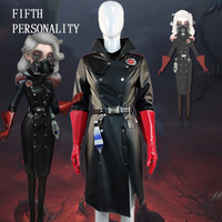 Ada Mesmer Cosplay Costume for Women Identity Psychologist Anime Full Set Uniform Cool Coat Game Party Suit Ideal for Comic-Con