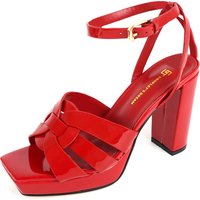 Summer fashion women's sandals 10CM thick heel sexy high heels luxurious leather party shoes elegant dress shoes 35-44