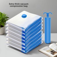 Compression Pack Vacuum Storage Bags Travel Clothes Organizer For Blankets Seasonal Garments With Efficient Space Saver