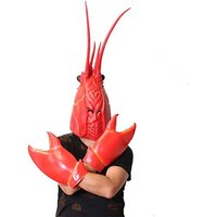 Funny Lobster Crab Claws Gloves Hands Props Halloween Cosplay Costume Latex Animal Masks Party Decoration Props
