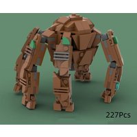 227Pcs DIY Creative Building Blocks Alien Model Construction Set with Movable Joints Brick Toys for Children Kids Kit