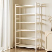 Floor-Standing Integrated Multi-Layer Bookshelf Living Room Wall-Near Storage Cabinet Home Use Student Bookcase Organizer