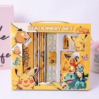 Pokémon Learning Stationery Set, Cartoon Cute Student Study Supplies, Back-to-School Gift, Gift for Friends, Reward Present