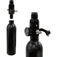 13ci 3000/800psi HPA Tank/Gas Cylinder,CE 0.2L Mini Aluminum Bottle Air Tank/CO2 Tank With OR Without Regulator