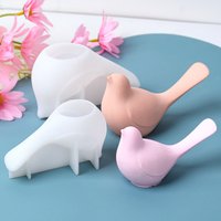 3D Birds Silicone Mold DIY Cute Bird Shape Aromatic Candle Soap Epoxy Resin Mould Gypsum Making Tools Home Craft Ornaments Decor