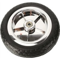 Colorful plated wheel Baby bicycle 8 inches with auxiliary wheel non-inflatable foam wheel