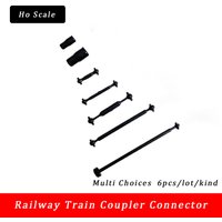 6pcs 1:87 Ho Scale Coupler Connector Railway Train Accessories Motor Drive Rod Train Model Connecting Rod