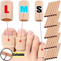 Gel Toe Sleeves for Toes/Fingers | Corn Blister Protection | High Heel Anti-Chafing Covers | Fibre Reinforced Protectors