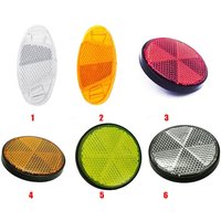 AliExpress 2Pcs High Quality Bike Spoke Reflector Oval&Round Plastic Flashing Night Reflectors Safety Warning Light Wheel Rim Reflective