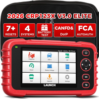 Launch CRP123X Elite V3.0 OBD2 Scanner Auto-Diagnosegerät Motor ABS SRS TCM Codeleser mit 7 Reset-Diensten Lebenslanges kostenloses Update Auto VIN