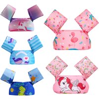 1Pcs Flamingo Pool Floats Buoyancy Armbands Striped Large Swim Ring Pool Tubes,Premium Water Floats Rings for Pool Party Beach