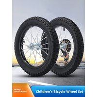 Children's Bicycle Tire Rim Front Wheel Rear Wheel 12141620 Inch Bike Wheel Hub Accessories Steel Rims Cycling Equipment