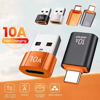 10A USB Type C to USB a OTG Adapter Fast Charging Connector For MacBook iPad Samsung Xiaomi Huawei OPPO Redmi - USB-C Converter