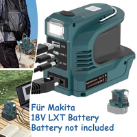 180W 18V LXT Batteriespannungswandler (Inverter) mit USB-LED-Powerbank für Makita