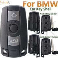 Car Remote Smart Key Shell Cover For BMW E61 E90 E82 E70 E71 E87 E88 E89 X5 X6 1 3 5 6 Series Replace 3 Buttons Smart Fob Case