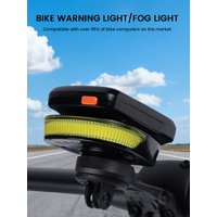 AliExpress NONE LED Bike Front Light Bicycle Headlight with Computer Mount USB Rechargeable Bike Lamp 6 Modes for Night Daytime Riding Safety