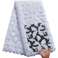 French Embroidered Tulle Lace Fabric 5Yard Sequins African Mesh Lace Fabric 2024 High Quality Elegant Dress for Women A2415