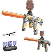 MP7 Gun Toy Outdoor Electric Automatic Blaster Gun Shooting Sport Pistol Interactive Summer Party Game For Children Adult Gift