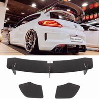 for Volkswagen Scirocco ABS rear bumper diffuser bumper 2009-2014 2015-2017 body kit rear lip rear spoiler (R only)