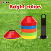 10pcs Soccer Cone Set Football Training Equipment For Kid Pro Disc Cones Agility Exercise Obstacles Avoiding Sport Accessories