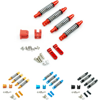 WPL D12 D42 Metal Front Rear Shock Absorber Damper with Mount Fixed Seat RC Car Upgrades Parts Accessories