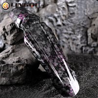LINGQI RACING Motocyklowy Przedni Błotnik z Włókna Węglowego z Transferem Wodnym, Ochrona Ramy do Elektrycznego Motocrossu Light Bee X S