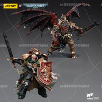 El'Jonson VS Angron Action Figure Toys Warhammer Model Doll Fans Collection Daemon Primarch of Khorne Dark Angels Primarch