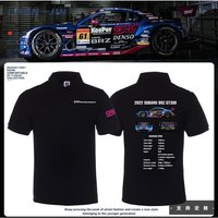 Subaru fans pure cotton polo shirt STI BRZ performance racing lapel shirt, summer JDM modified car short sleeved T-shirt