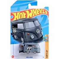 Original Hot Wheels Car Volkswagen T1 1/64 Mini Model Vehicle Kool Kombi Diecast Metal Grey Collection Toys for Boy Kids Gift
