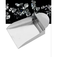 NIUPIKA Mini Jewelry Shovel for Pearls, Gemstones, Diamonds, and Beads, Stainless Steel Scoop Tool with Plate Handle