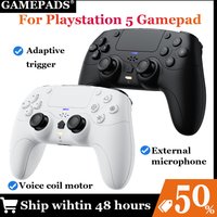 Gamepad For Playstation 5 Wireless with Turbo Dual Sense Vibrate Adaptives Trigger External microphone Gaming Controller Console