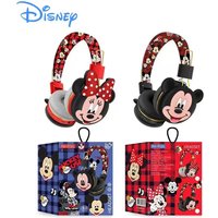 new Disney Bluetooth earphone print Mickey Minnie wireless earphone HIFI sound foldable earphone with microphone anime cartoon