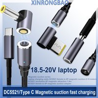 100W 5521 Type C USB C PD to Dc Laptop Power Adapter Converter Magnetic Charging 8p Converter Cable Wire for Asus Hp DELL Lenovo