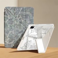 For iPad A16 11th 10th Generation Clear Back Tablet Cover for iPad Air 7 6 5 4 10.9" 11" Pro 11 12.9 Air 13 Mini 6 7 Funda Case