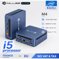 MLLSE M4 Mini PC Intel Core I5-8265U Processor DDR4 16GB RAM 480GB SSD WiFi 5 BT 4.2 Win11 Mini Desktop Computer