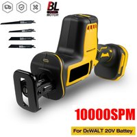 10000SPM Brushless Electric Reciprocating Saw Saber Saw Wood Metal Cutting Tool For Dewalt 20V Battery